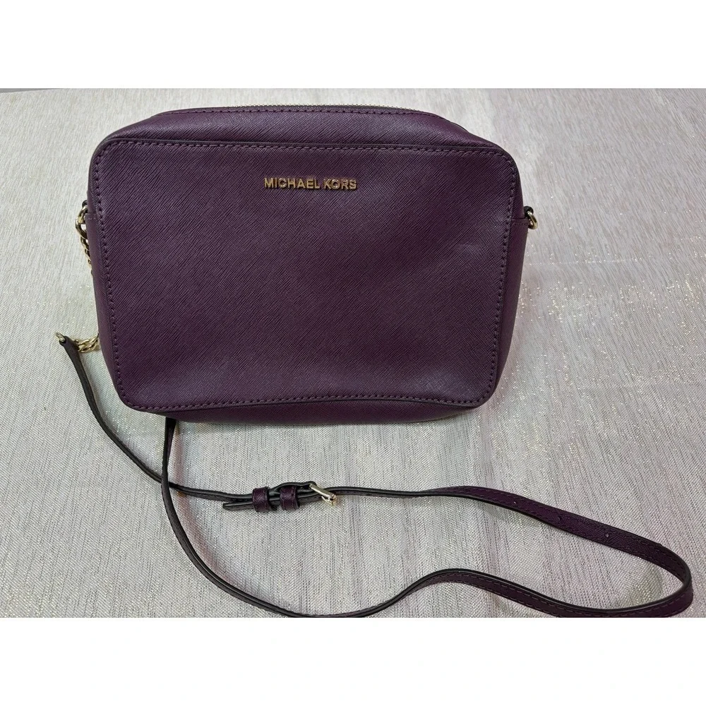 Michael Kors Purple Jet Set Travel crossbody